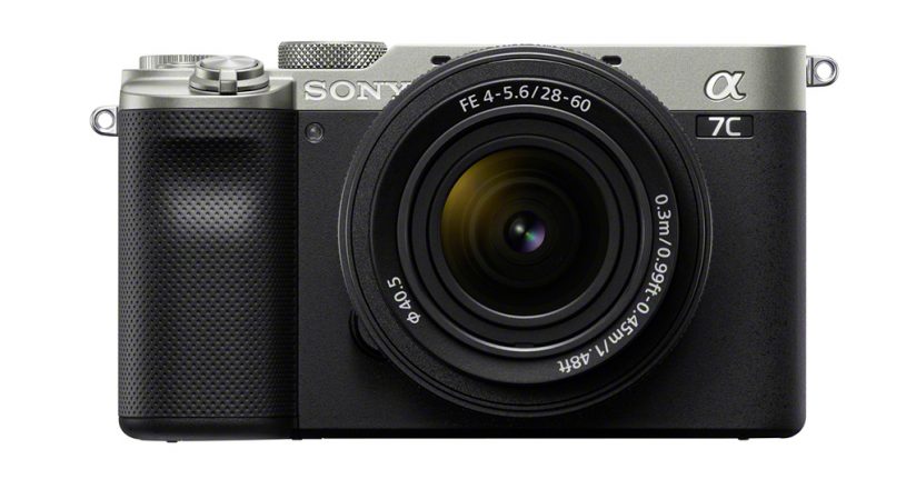 Image of the front of the Sony a7C