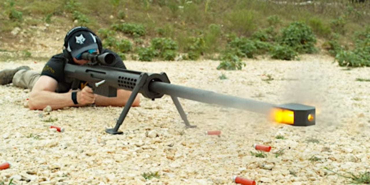 The Awesome Power of a 20mm Rifle, Highlighted in Slow Motion Footage