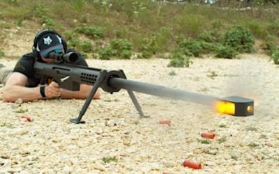 The Awesome Power of a 20mm Rifle, Highlighted in Slow Motion Footage