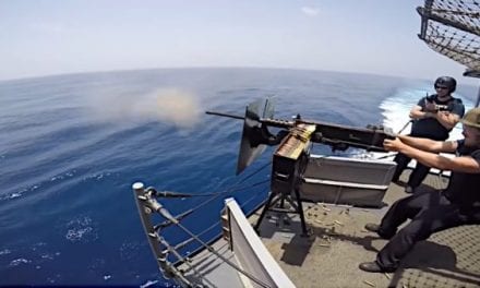U.S. Sailors Put the Mighty M2 Browning Machine Gun Through Its Paces in Training Exercise