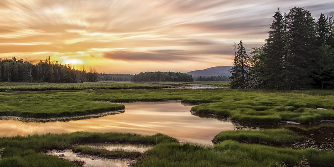 Behind The Shot: Bass Harbor Marsh Sunset