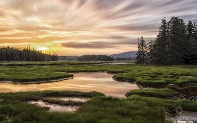 Behind The Shot: Bass Harbor Marsh Sunset