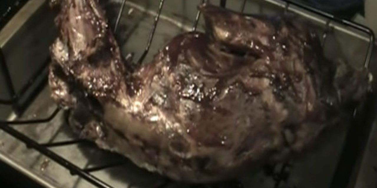 Cooking Raccoon in the Oven