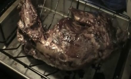 Cooking Raccoon in the Oven