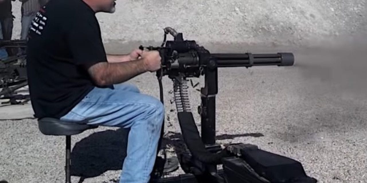 M134 Mini Gun Rips Through 1,000 Rounds In Less Than 30 Seconds