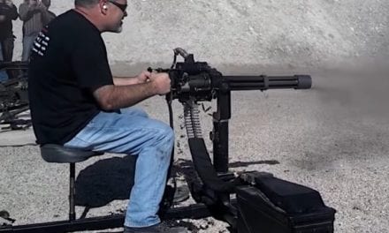 M134 Mini Gun Rips Through 1,000 Rounds In Less Than 30 Seconds