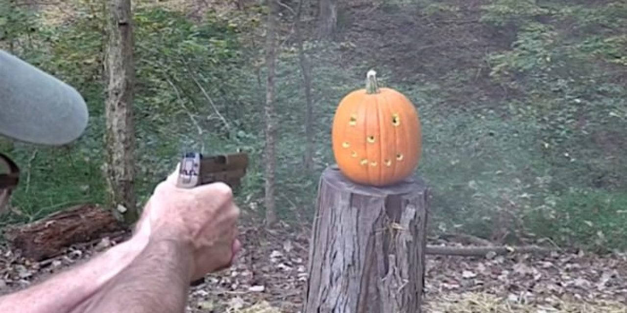 Pumpkin Carving the Fun Way: With a Sig Sauer M17