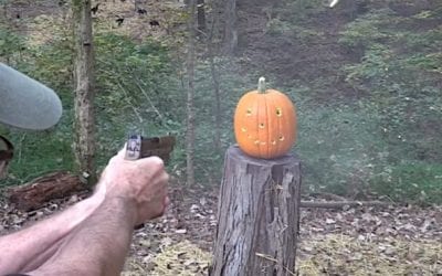 Pumpkin Carving the Fun Way: With a Sig Sauer M17