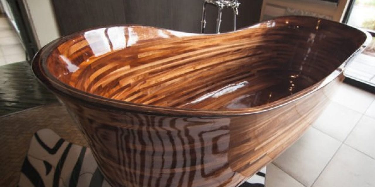 Wood Bathtubs Created By Seattle Woodworker Selling for $30,000 or More