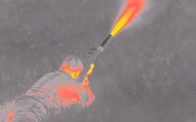 Feral Hogs Cannot Hide from a Thermal Drone and a Hunter with a .50 BMG Rifle