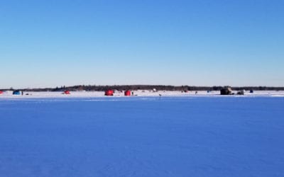Ice Fishing: Too Close A Call