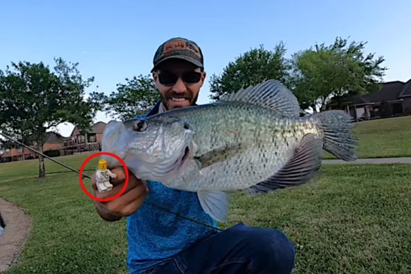 Angler Uses Lego Figure as Lure, Unexpectedly Lands Big Crappie