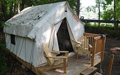 Camping with Tentrr at Michigan’s Highland State Rec Area