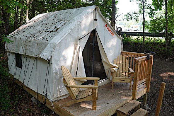 Camping with Tentrr at Michigan’s Highland State Rec Area