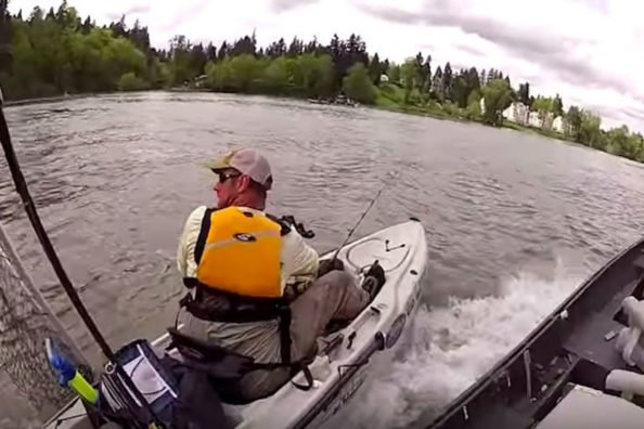 Kayak Fishermen Learns Why It’s Important to Be Alert on the Water