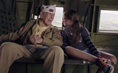 WWII Veteran Rides in the Same Plane He Jumped Out of on D-Day