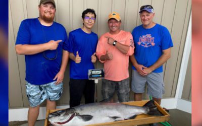 Michigan Teen Breaks State’s 43-Year-Old Chinook Salmon Record