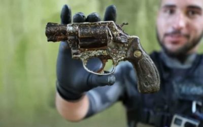 River Treasure Hunter Finds a Handgun in a Georgia Canal