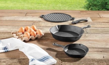 This Awesome Pre-Seasoned Cast Iron Skillet Set is Only $20