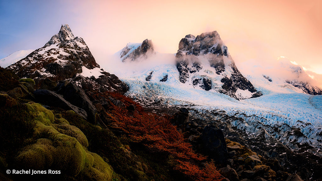 Photo of sunrise during cold fall conditions