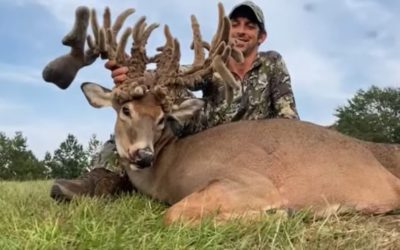 Monster Non-Typical Whitetail Bagged By Early Season Hunter in Georgia