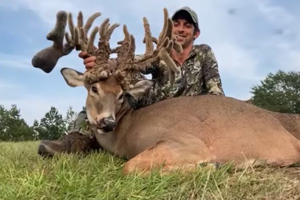 Monster Non-Typical Whitetail Bagged By Early Season Hunter in Georgia