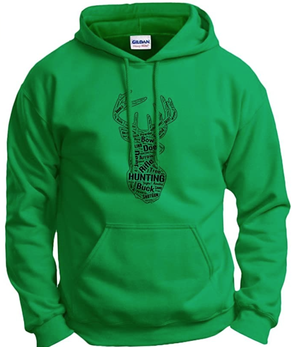 Deer Hunting Word Collage Deer Hunter Gift Hoodie Sweatshirt