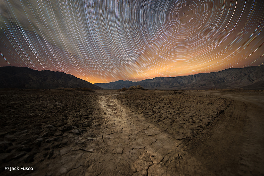 Image of star trails.