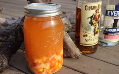Candy Corn Moonshine Recipe with Rum and Everclear