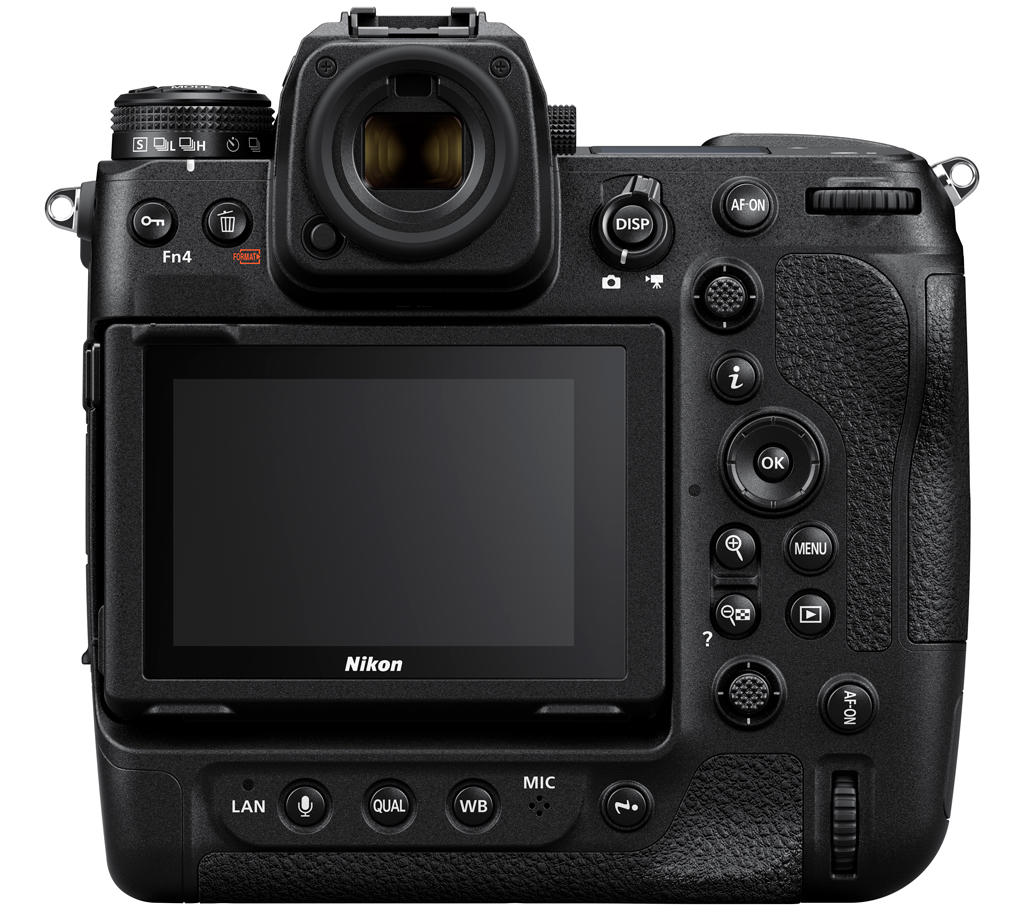 Image of the back of the Nikon Z 9