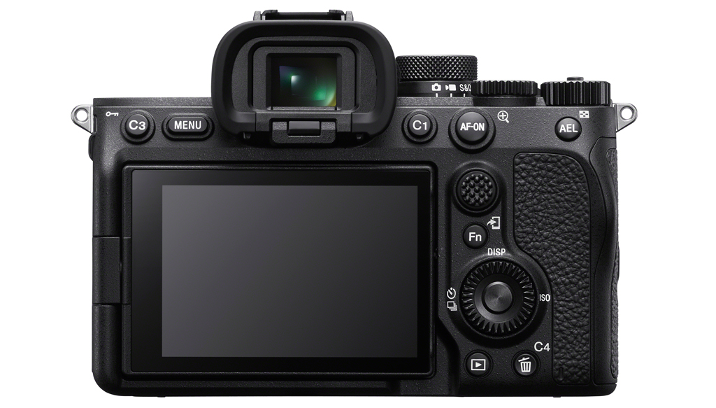 Image of the back of the Sony a7 IV