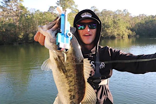 Angler Custom-Builds Lego Swimbait and Actually Catches a Bass With It