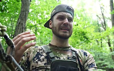 Bowhunter Emotionally Breaks Down in Tears After Shooting Giant 14-Point Buck in Memory of His Dad