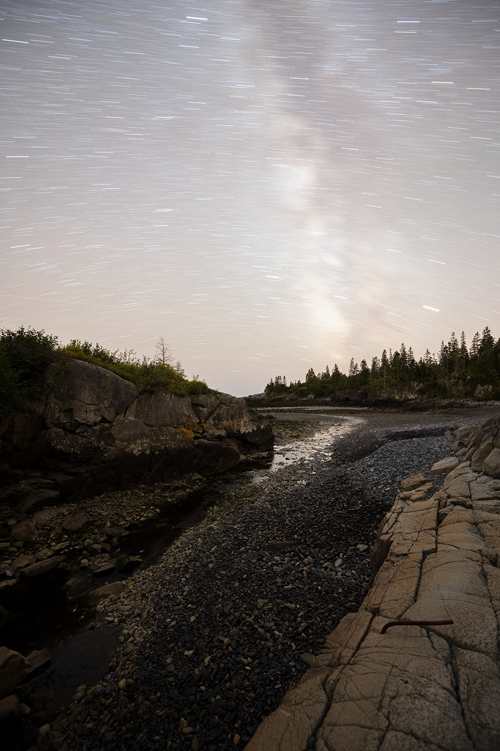 Foreground exposure of the landscape to be combined with the sky exposure.