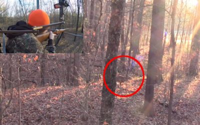Hunter Smokes Big Buck on Camera During Indiana Shotgun Deer Season