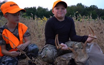 Youth Hunter Bags Nice Michigan Buck With Perfect Shot From a .350 Legend