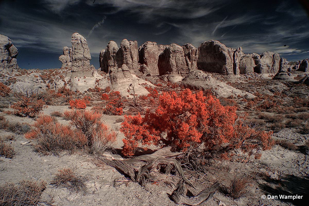 Image illustrating 590nm infrared conversion.