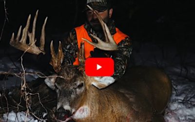 Early January Hunt Produces Giant Iowa Muzzleloader Buck for Determined Hunter