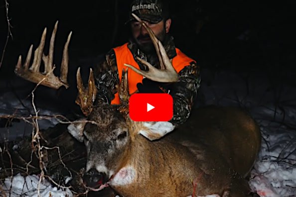 Early January Hunt Produces Giant Iowa Muzzleloader Buck for Determined Hunter