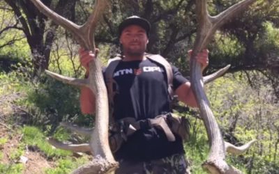 Shed Hunter Finds Massive Matching Set of Elk Antlers