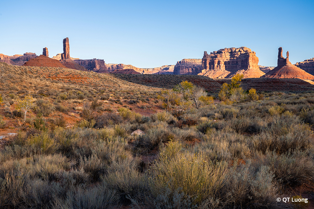 Photograph of Valley of the Gods at Bears Ears National Monument.