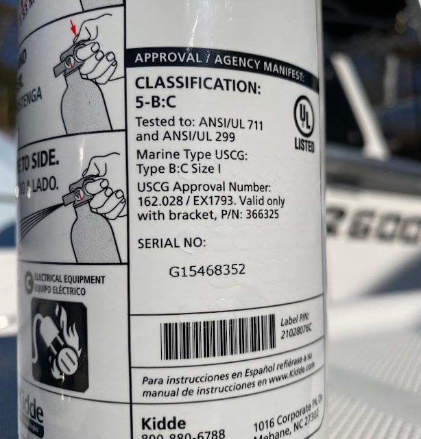 New U.S. Coast Guard Fire Extinguisher Regulation Effective April 20