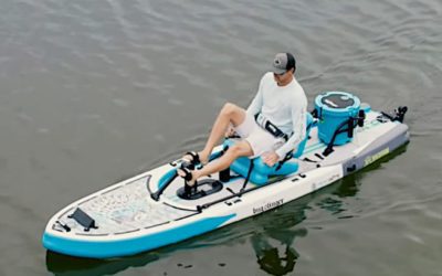 BOTE Introduces New Rackham Aero Inflatable Paddleboard with Pedal Drive System