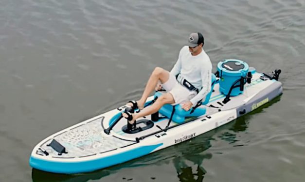 BOTE Introduces New Rackham Aero Inflatable Paddleboard with Pedal Drive System