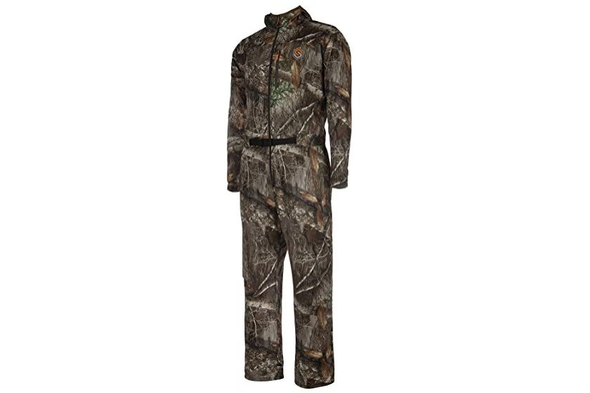 A pair of ScentLok hunting coveralls