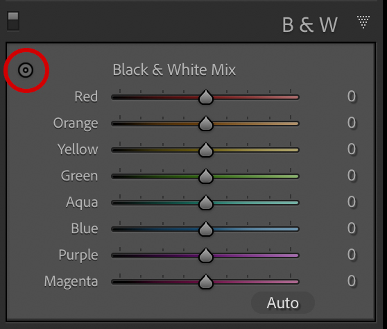 Image illustrating Lighroom's Targeted Adjustment Tool control panel