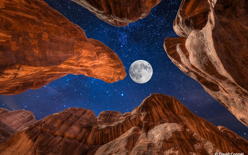 Behind The Shot: Slot Canyon Moon Rise