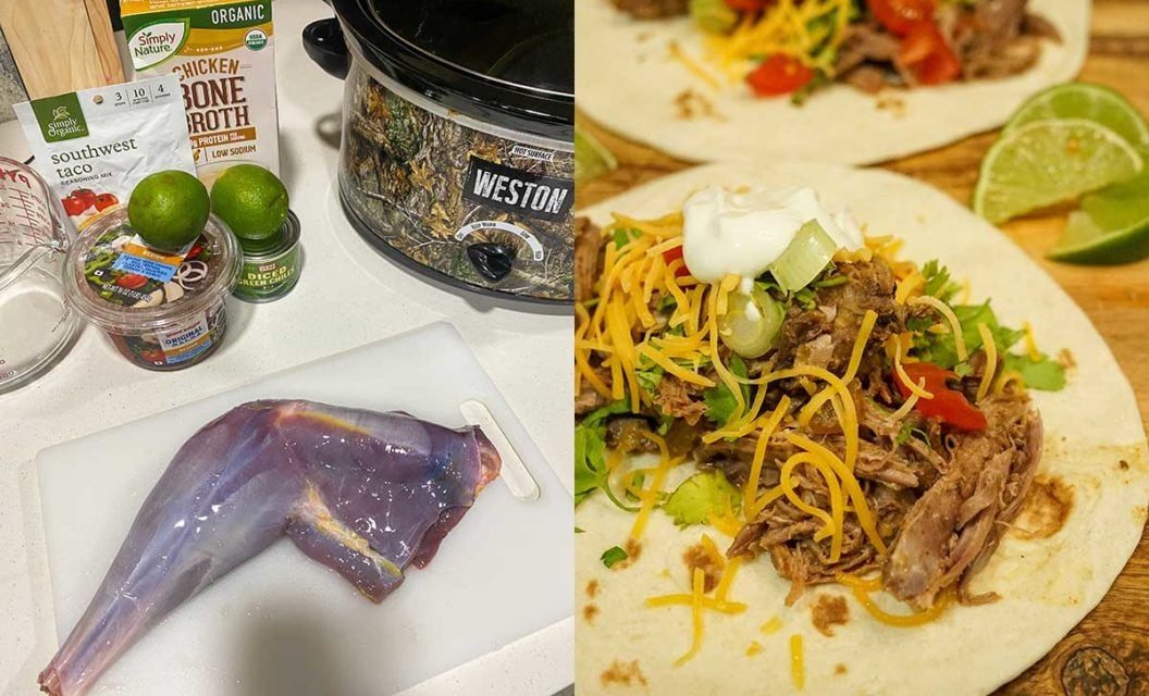 Field to Table Recipe: Wild Turkey Leg Cilantro Lime Tacos