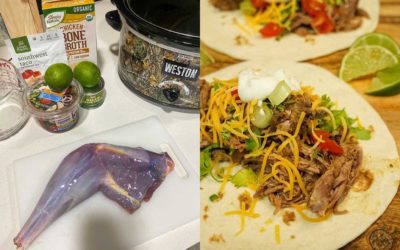 Field to Table Recipe: Wild Turkey Leg Cilantro Lime Tacos