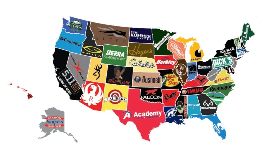 The Biggest Outdoor Brands in Each State
